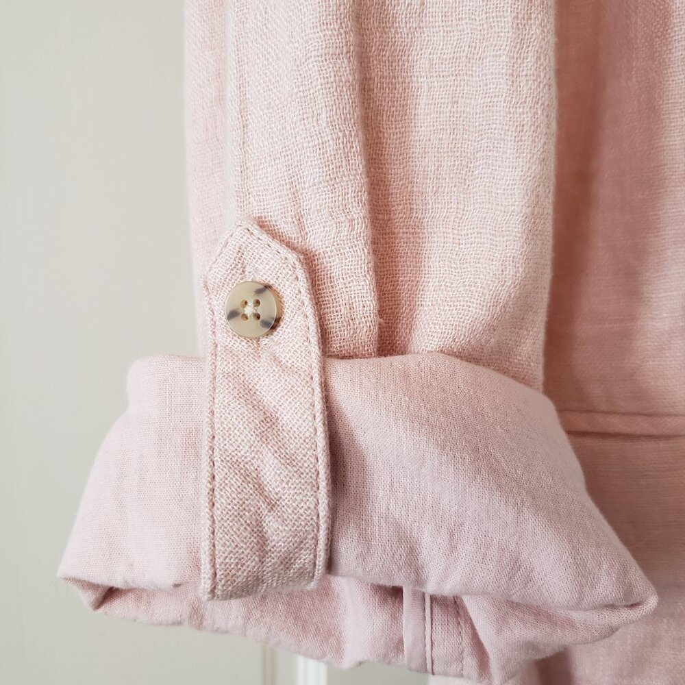 Pink linen jacket - Picture 2 of 3